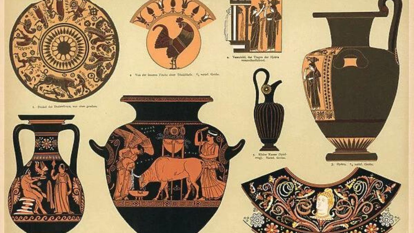 Greek pottery and art
